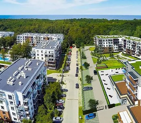 Blue Mare Polanki Komfort, 350m Beach, Garaz, Rowery Lägenhet