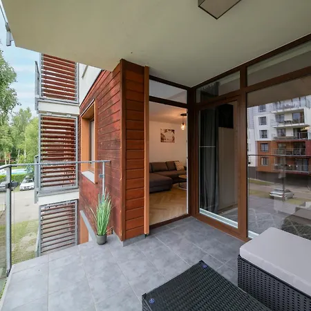 Apartamento Blue Mare Polanki Komfort, 350m Beach, Garaz, Rowery Kołobrzeg