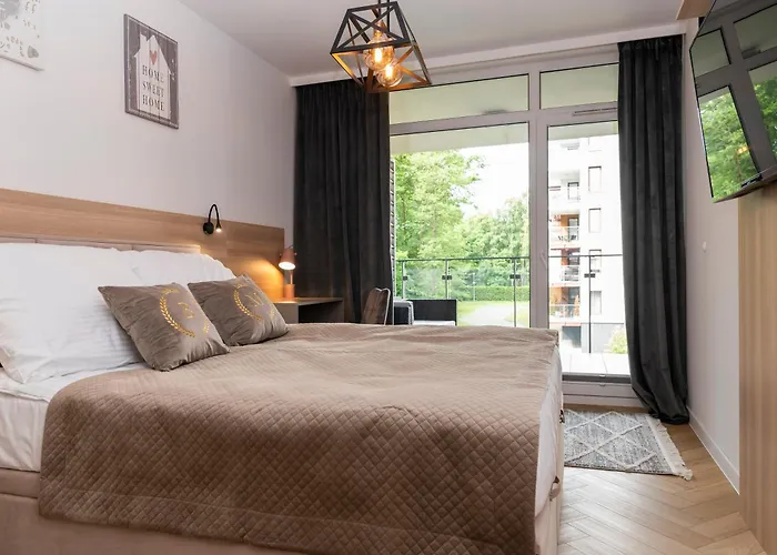 דירה Blue Mare Polanki Komfort, 350m Beach, Garaz, Rowery *